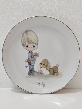Precious Moments Months of the Year Plates - July
